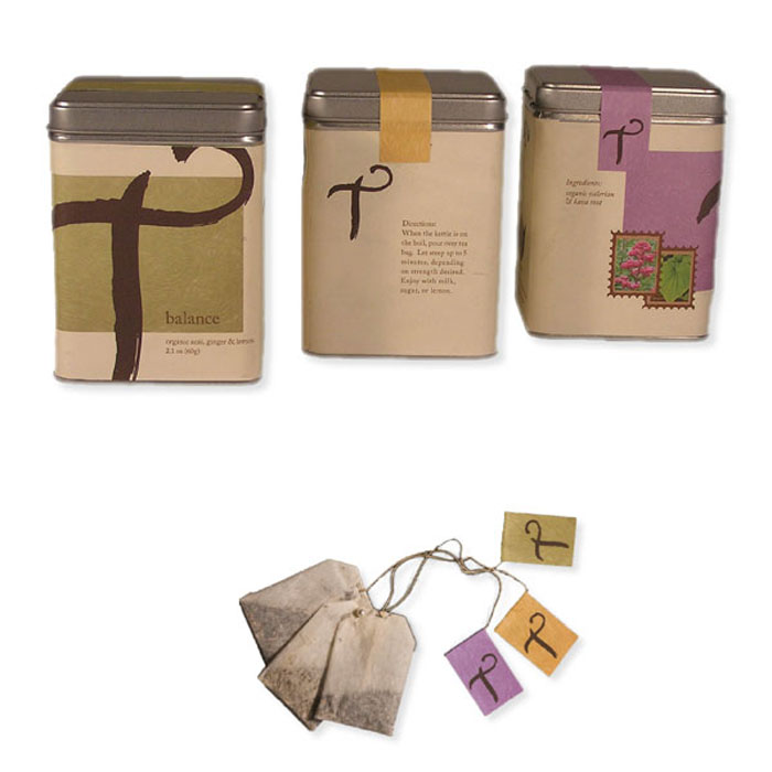 T Brand Tea Packaging